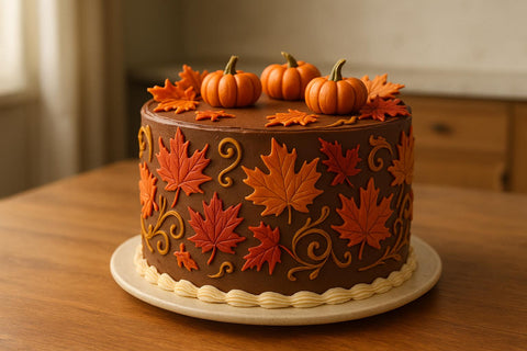 Thanksgiving Cake Decorating: Fall Colors and Flavors