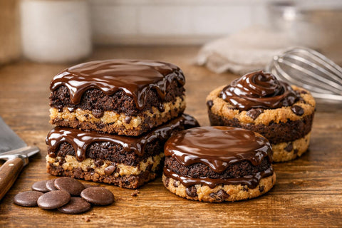 Hybrid Dessert Mastery: Cake-Cookie Combinations Using Mercken's Chocolate