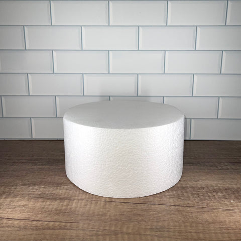 8X4 in. Round Foam Cake Dummy