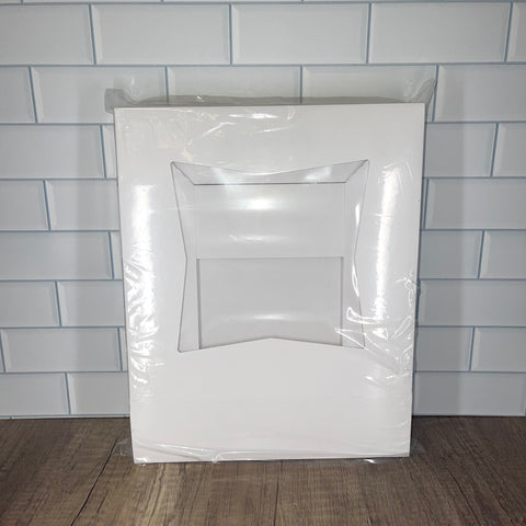 10X10X2.5 in. White W/Window Pie Box (10 Piece)