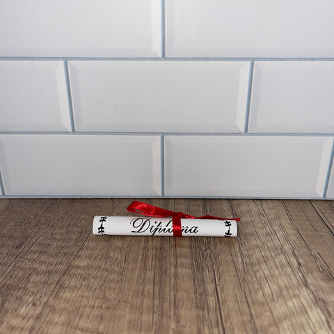 Small Paper Diploma - 3.5 in.