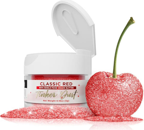 Edible Glitter Tinker Dust - Classic Red 5g