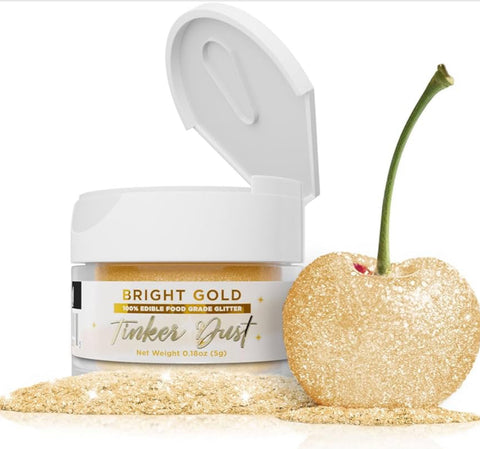 Edible Glitter Tinker Dust - Bright Gold 5g