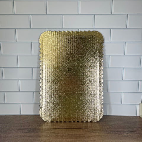 1/4 Sheet Gold Cake Board