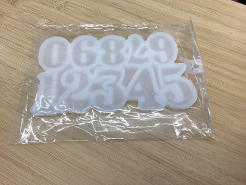 Numbers 1-0 Chocolate Mold