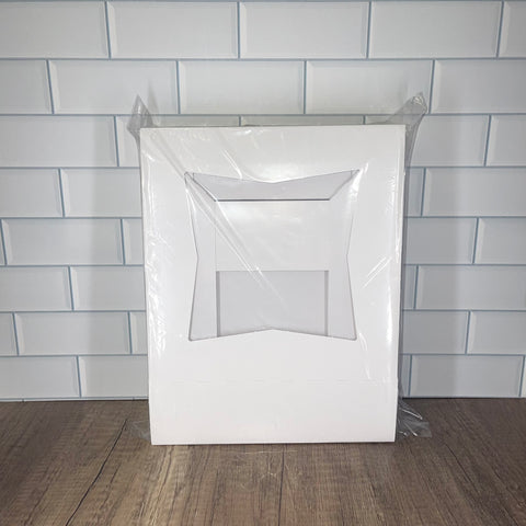 9X9X2.5 in. White W/Window Cake Box (10 Piece)