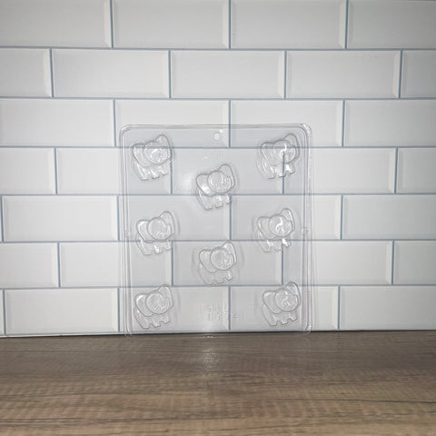 Small Elephants Chocolate Mold