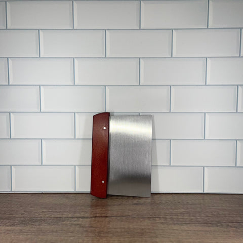 Stainless Bench Scraper 5 7/8" x 4 1/2"