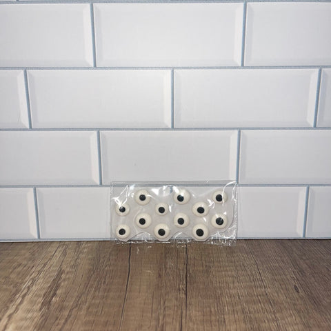 Large Eyes Shaped Sugar Decoration 12 pack