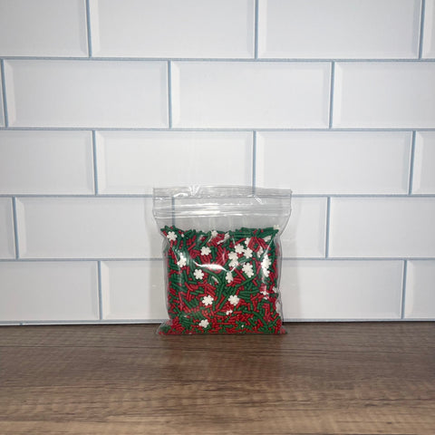 4 oz Fancy Mix Sprinkles Christmas