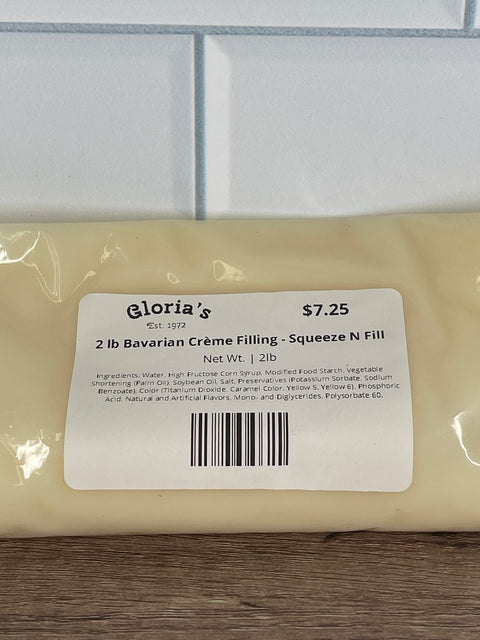 2 lb Bavarian Crème Filling - Squeeze N Fill