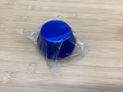 Blue Foil Cupcake Liner (45 Piece)