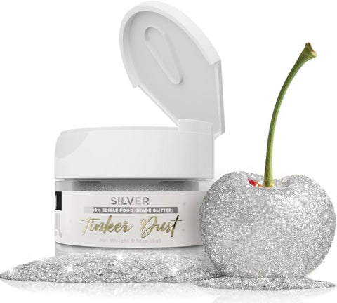 Edible Glitter Tinker Dust - Silver 5g