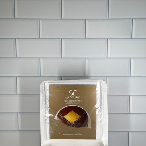 Edible Gold Leaf (3 1/8”x 3 1/8”) - 1 pc