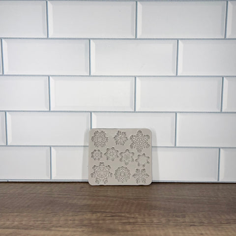 Snowflake silicone mold