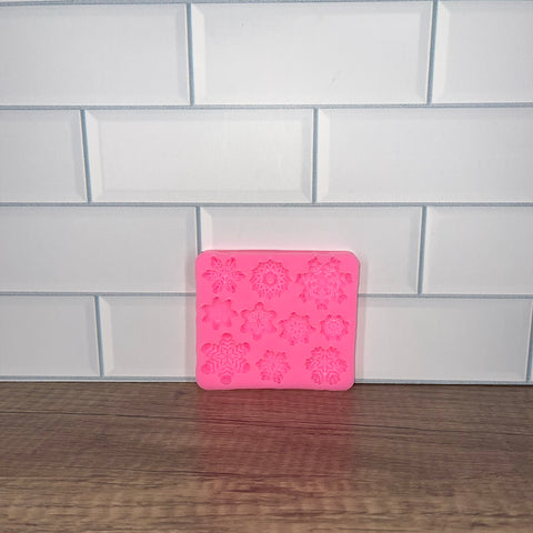 Snowflake silicone mold