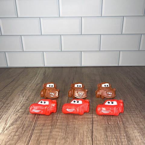 Cars Cupcake Rings Toppers (6 Piece)