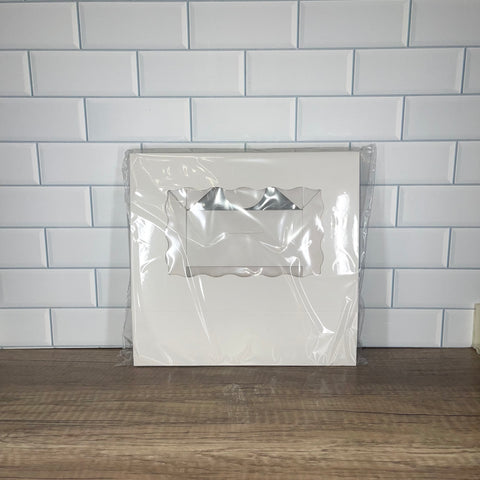 White Window Strawberry Box 10"x7"x2.5" (5 pack)