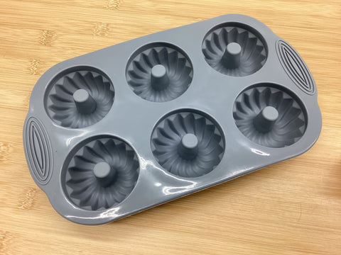 6 Cavity Mini Bundt Silicone Mold