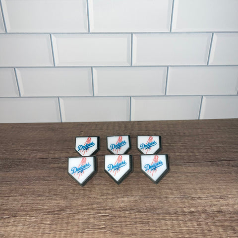 Dodgers Cupcake Rings (6 Piece)