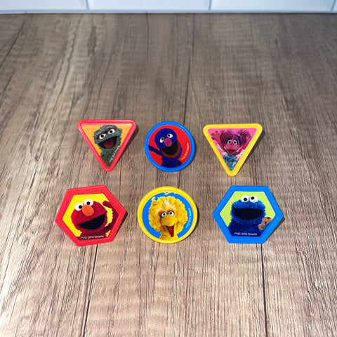 Sesame Street Cupcake Rings Toppers (6 piece)