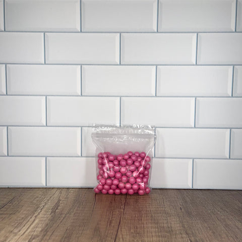 4 oz Shimmer Pink Chocolate Pearls