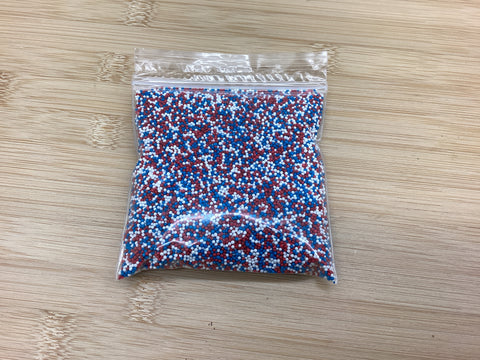 4 oz Nonpareils Patriotic Mix