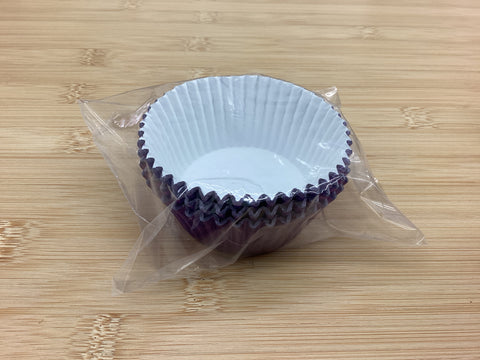 Purple Foil Cupcake Liner - (approx 40 pcs)