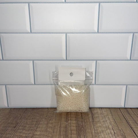 White 3mm Sugar Pearls - 2 oz.