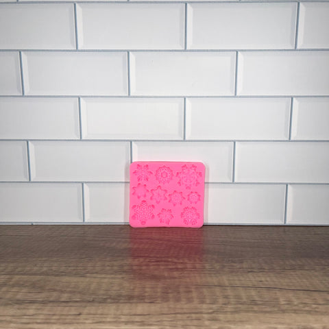 Snowflake silicone mold