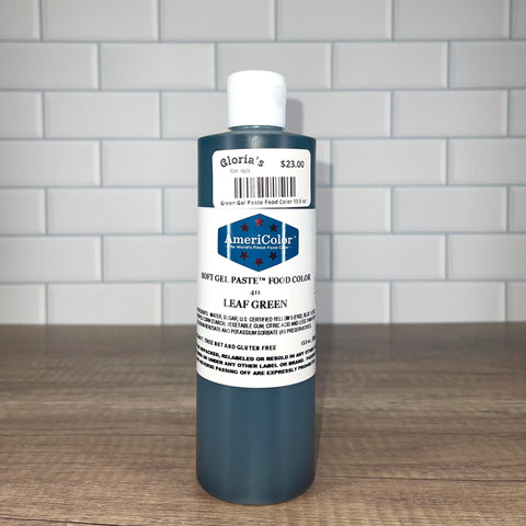 Leaf Green Gel Paste Food Color 13.5 oz