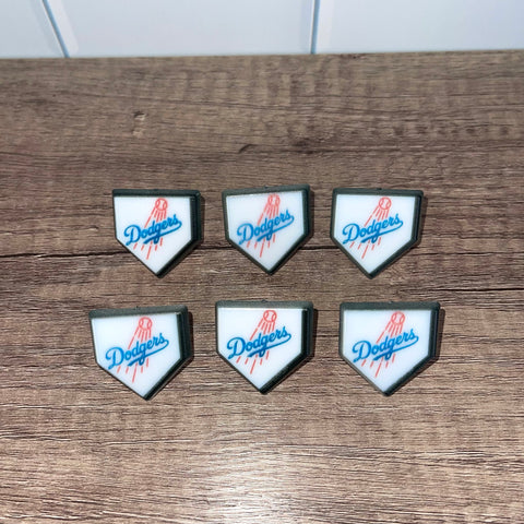 Dodgers Cupcake Rings (6 Piece)