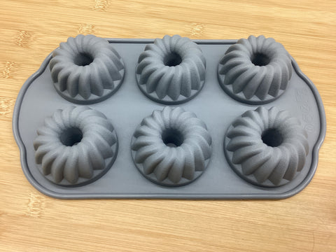 6 Cavity Mini Bundt Silicone Mold