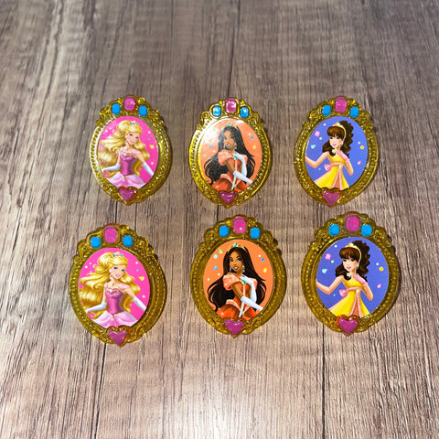 Barbie Princess Rings (6 Piece)