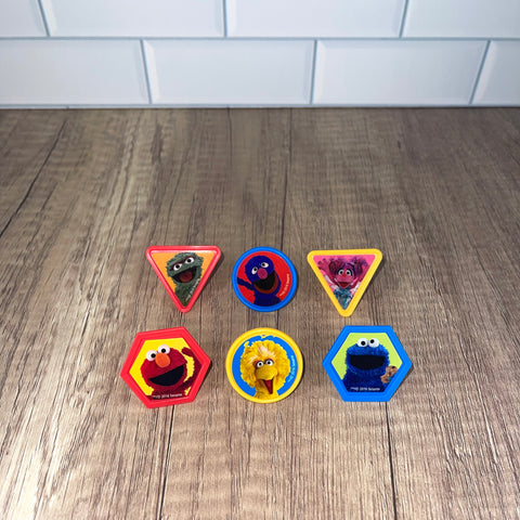 Sesame Street Cupcake Rings Toppers (6 piece)