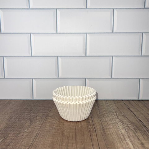 White Stnd Cupcake Liner (approx 40 Piece)