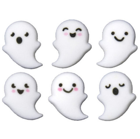 Ghost Buddies Edible Sugar Decorations (6 pcs)