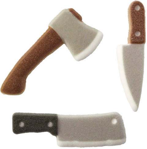 Ax & Cleaver Assortment Sugar Decorations (3 pcs)