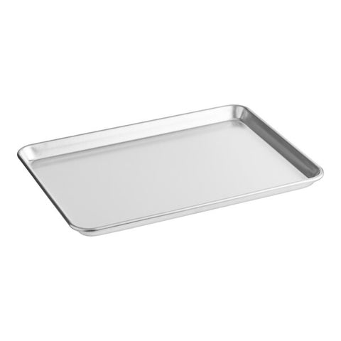 Baker's Lane 13 by 18 inch 18-gauge aluminum sheet pan with wire-reinforced rim, item 176BUNHALF18